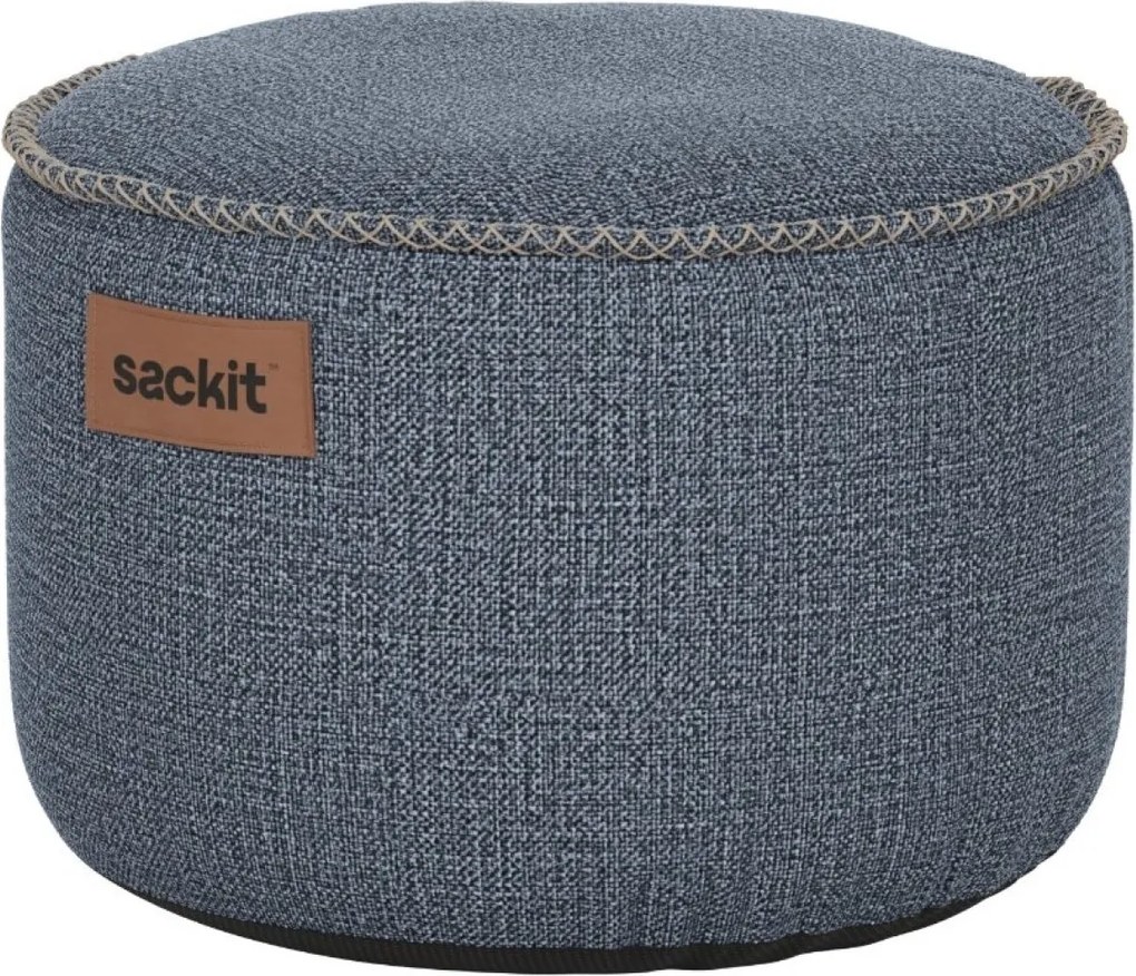 RETROit Poef Cobana Drum - Kirra Indigo