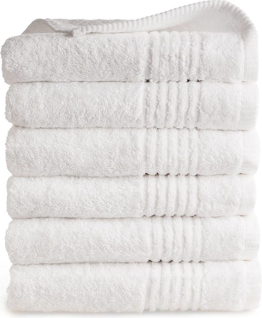 Handdoek Supreme Collectie - 6 stuks - 50x100 - wit