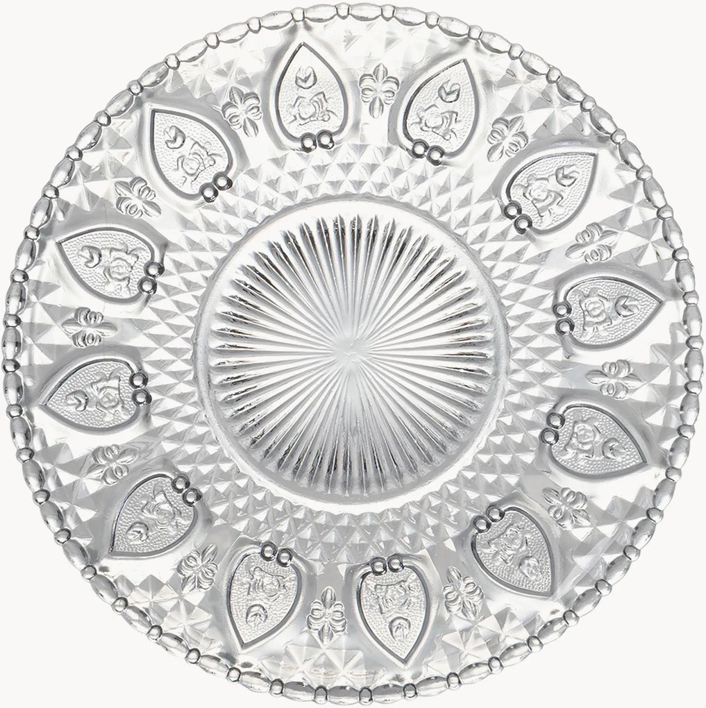 Glazen dinerborden Imperial, 6-delig