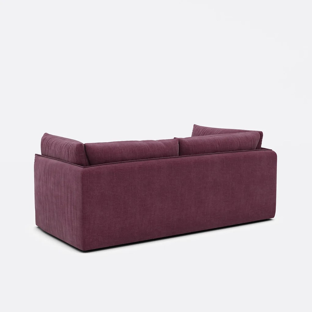 3-zits rechte bank in gestructureerde stof, Malo