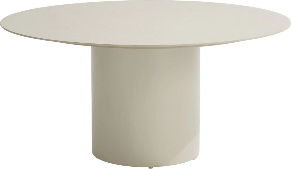 Bosco dining tuintafel 160xH75 cm rond keramiek oyster linen Taste 4SO