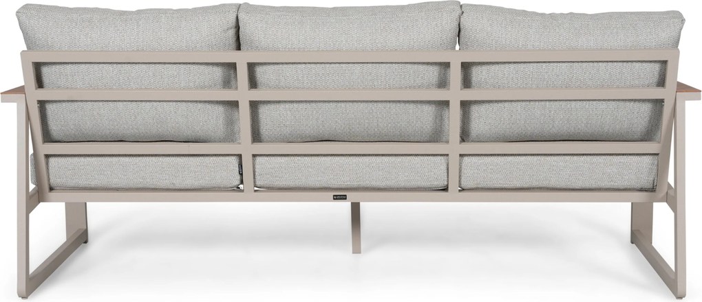 Stoel en Bank Loungeset 7 personen Aluminium Zand/Beige Lifestyle Garden Furniture Sabbia