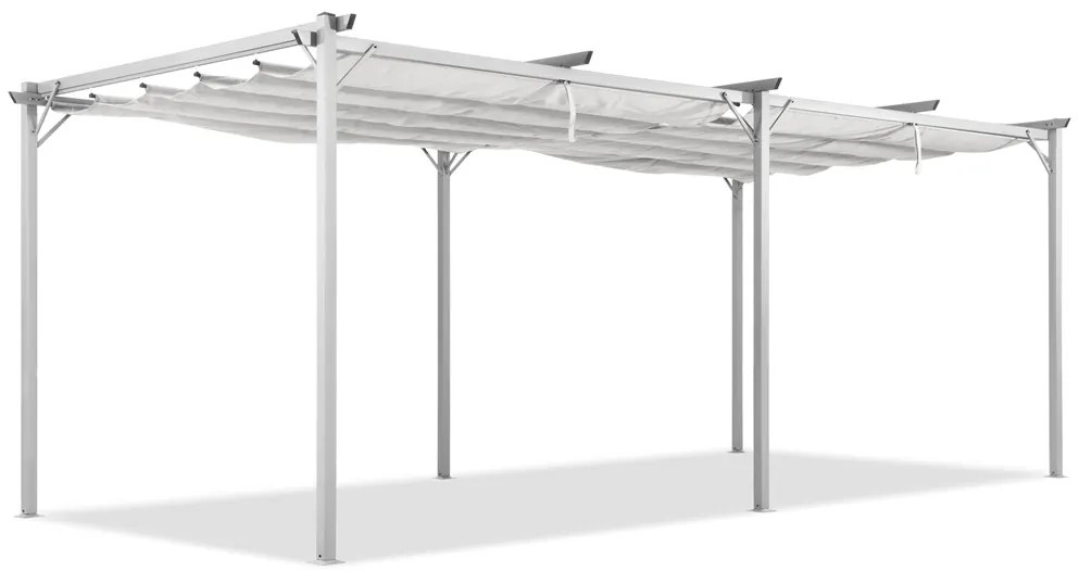 Witte La Palma 3x6m Tuinpunt terraspergola
