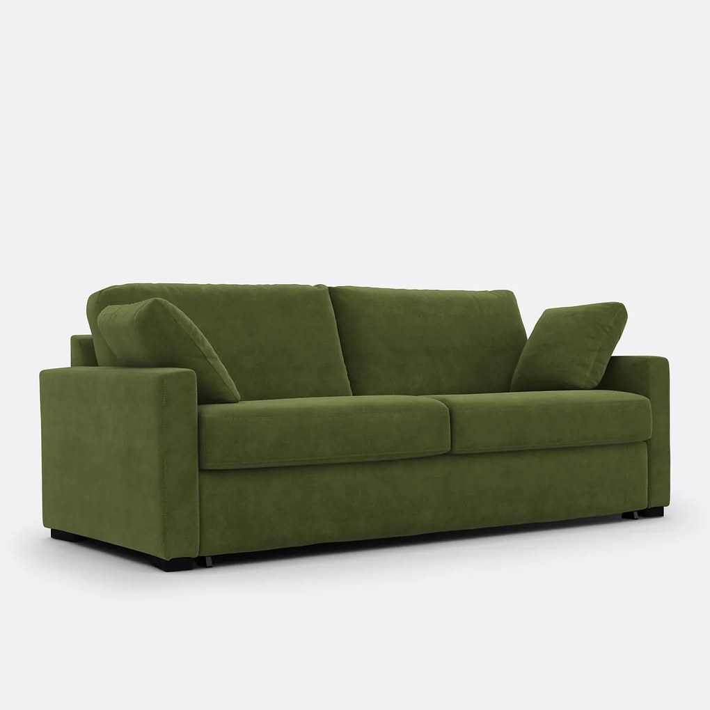 2, 3 of 4 zits slaapbank, Comfort Bultex®, fluweel, TIMOR