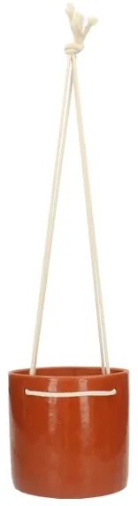 Bloempot met ophangkoord, terracotta,Ø 15,5 cm