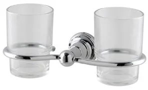 Eastbrook Rockingham messing bekerhouder dubbel chroom