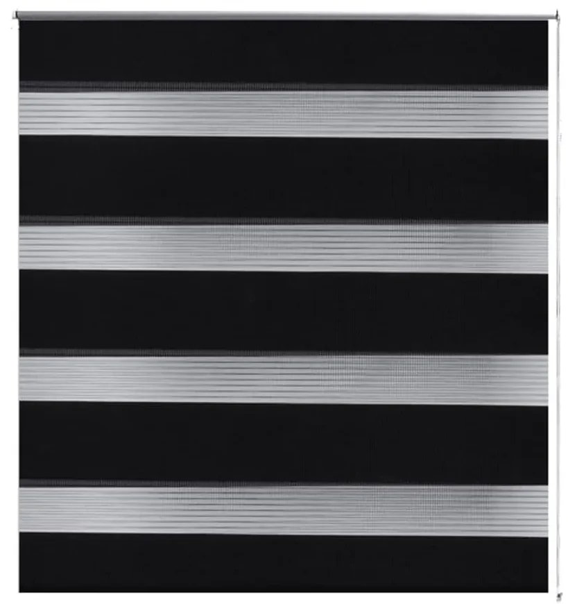 vidaXL Duo Rolgordijn 50x100cm Zwart