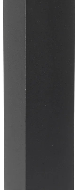 Buitenlamp zwart met grondpin en kabelmof 65cm IP44 - Baleno