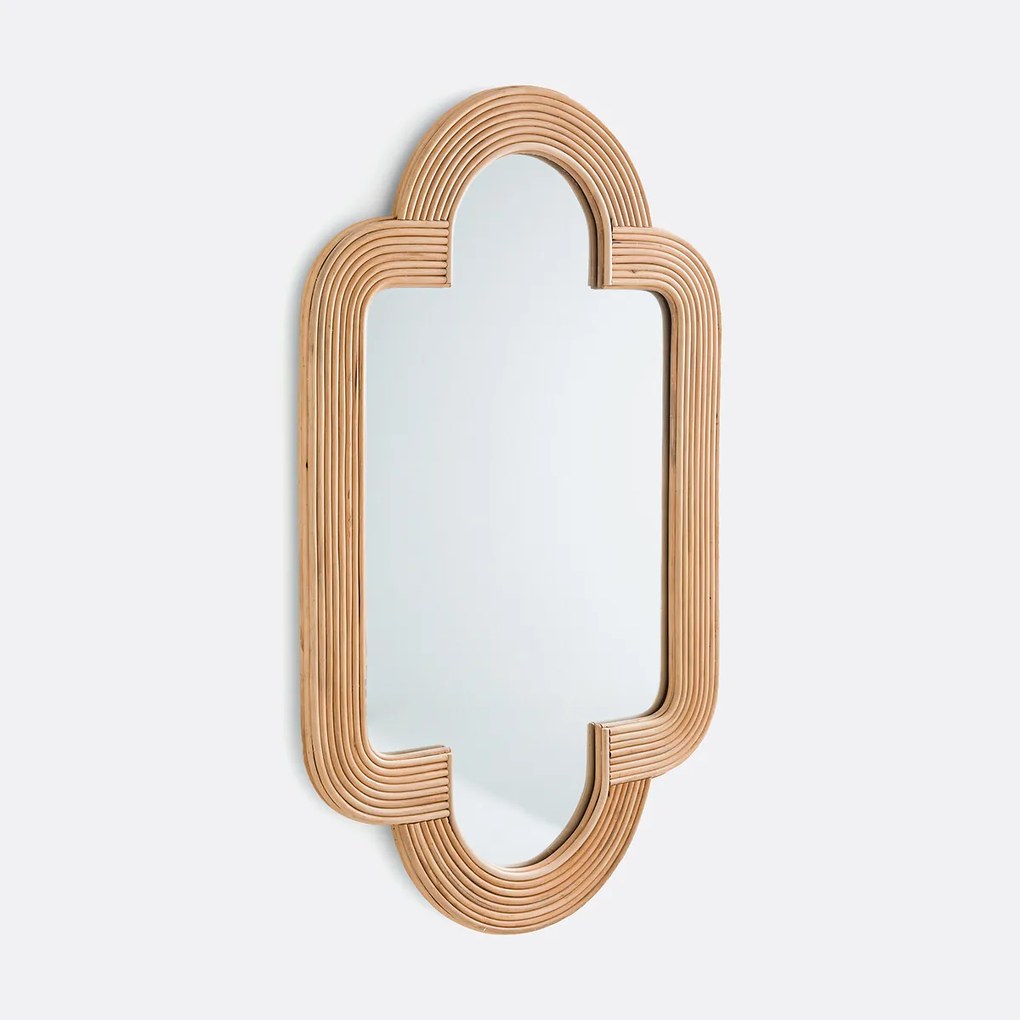 Spiegel in rotan 120x73 cm, Rivia