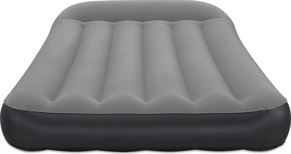 Bestway luchtbed'Tritech Twin'- 188x99x30 cm - met ingebouwde herlaadbare USB pomp - blauw/grijs - Binnen&amp;buiten