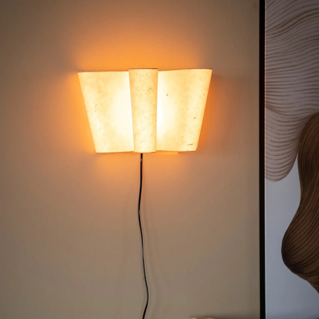 Design Wandlamp Handgemaakt Papier