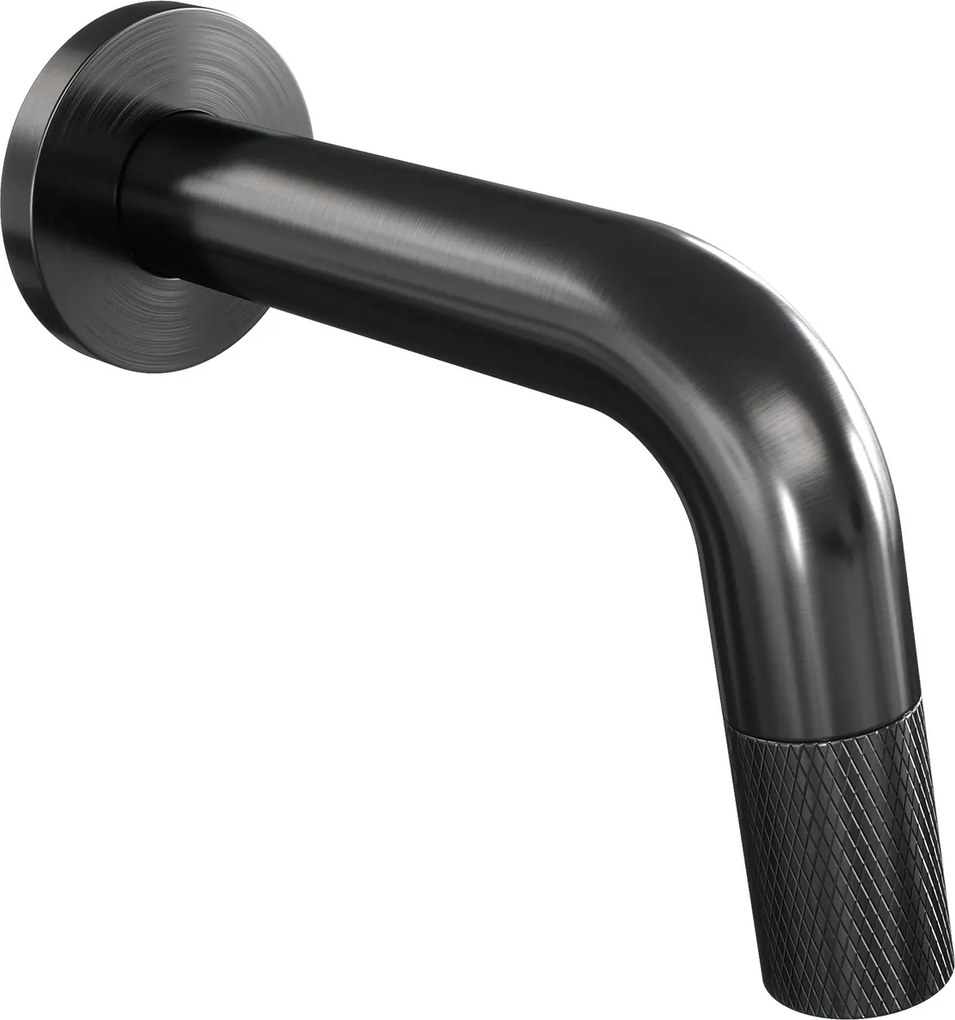 Brauer Gunmetal Carving inkortbare inbouw fonteinkraan gunmetal geborsteld PVD