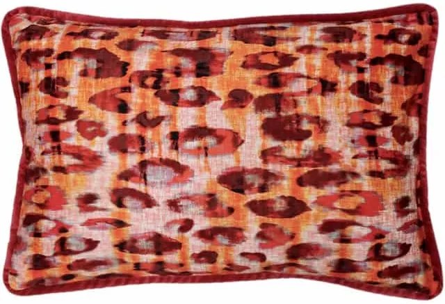 Kussen oranje langwerpig, Spot Met binnenkussen 50 x 35 cm