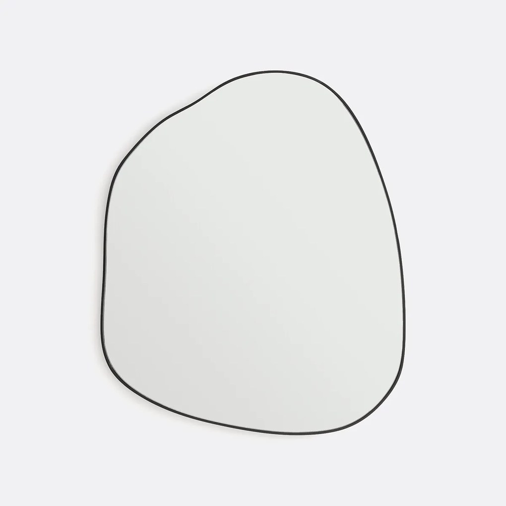 Organische vorm spiegel, lengte 63,5 cm, hoogte 53,3 cm, ORNICA