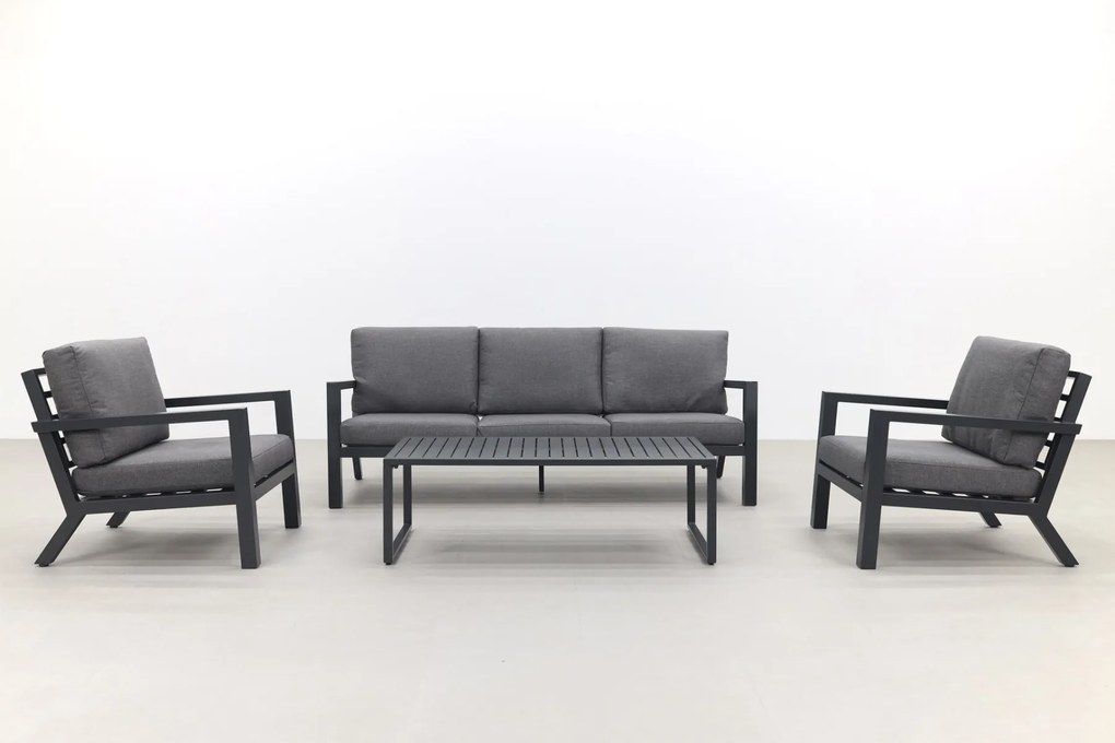 Hugo stoel-bank loungeset - antraciet OP=OP