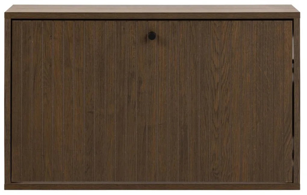 Schoenenkast Hangend Donker Hout - 71.6x17x43cm.