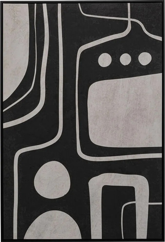 Abstract Schilderij Zwart Wit