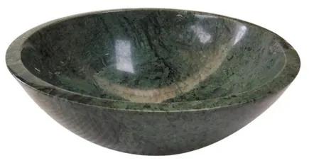 Saniclass Pesca Indian Green Waskom - 43x43x13.5cm - rond - marmer - groen BMSB-014