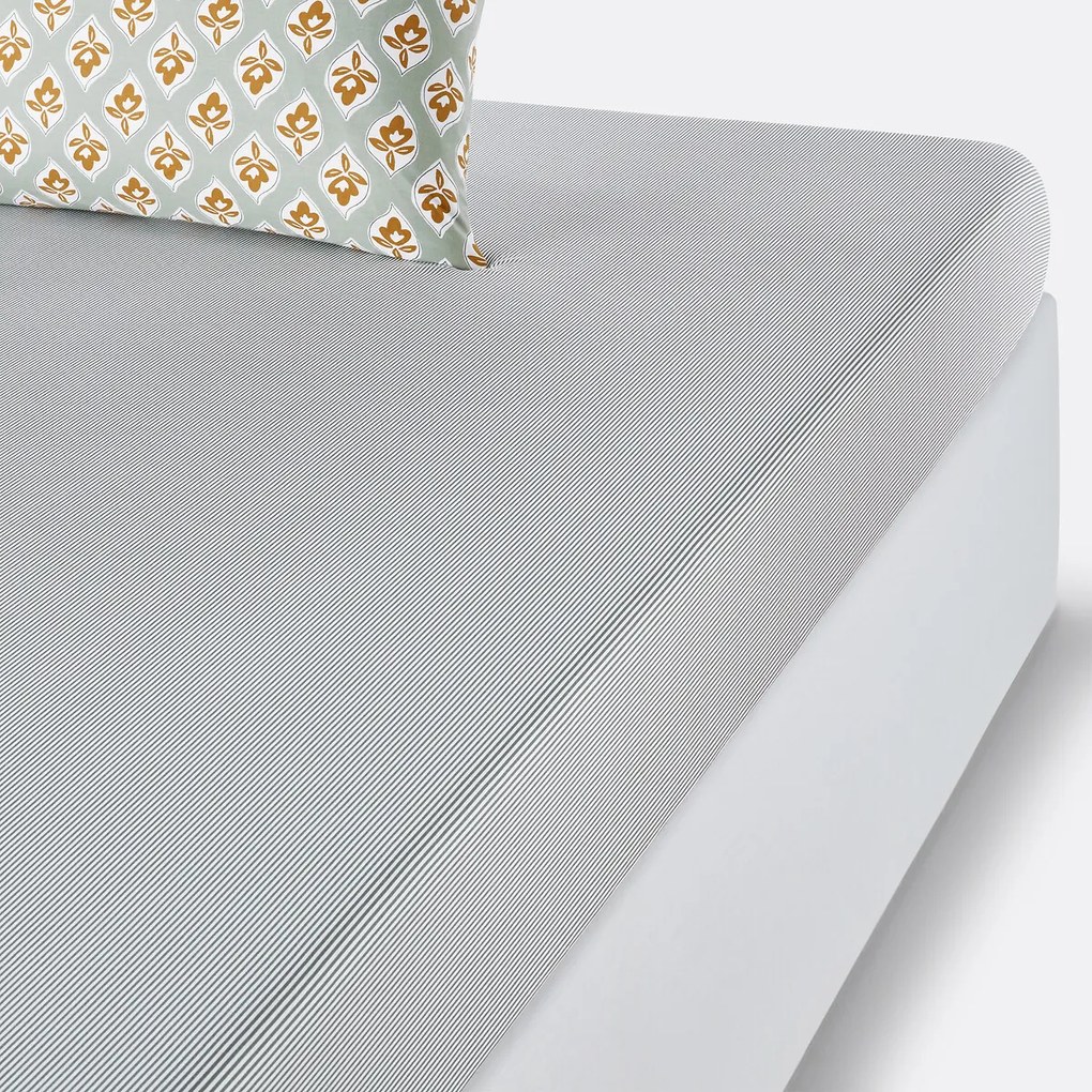 Hoeslaken in perkalkatoen, Cilou