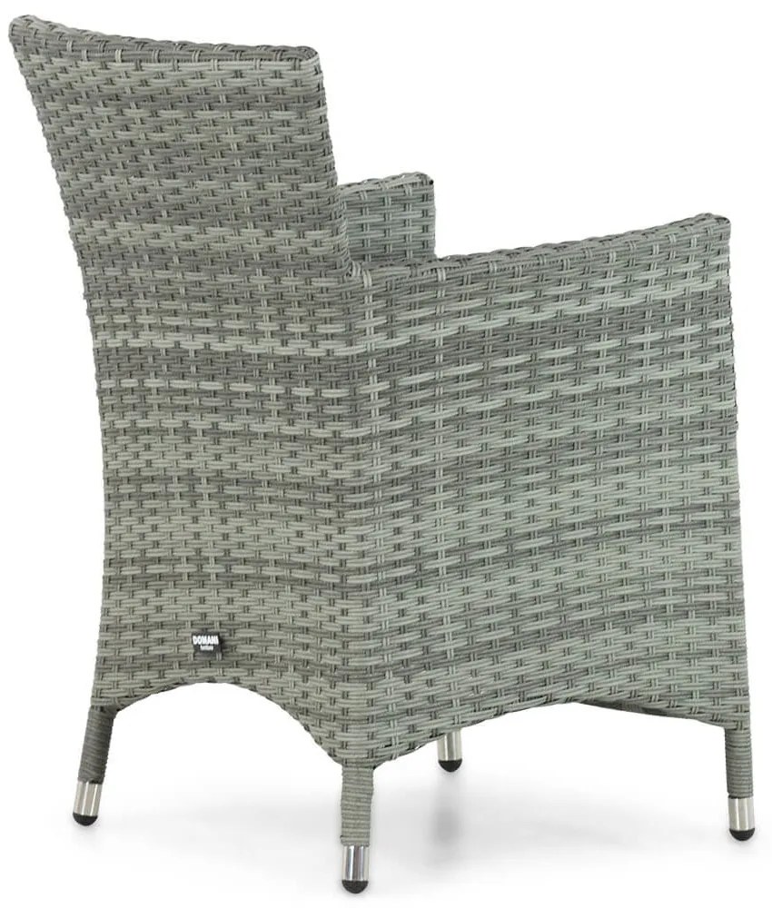 Tuinstoel Wicker Grijs-antraciet Domani Furniture Miami