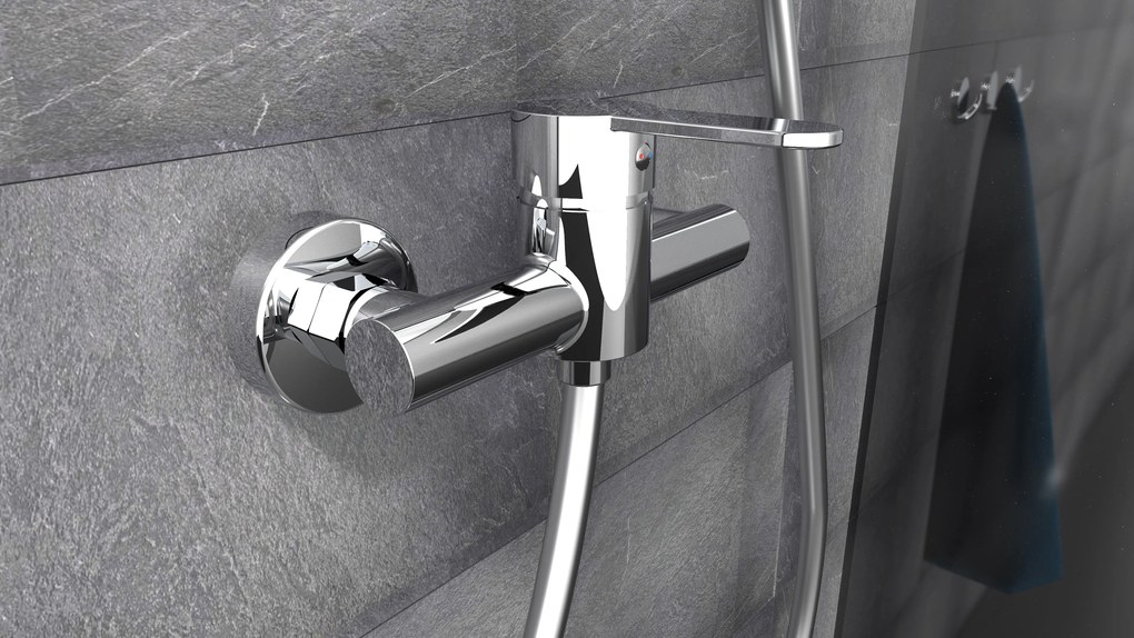 Schutte ATLANTA ééngreepsmengkraan douche, chroom