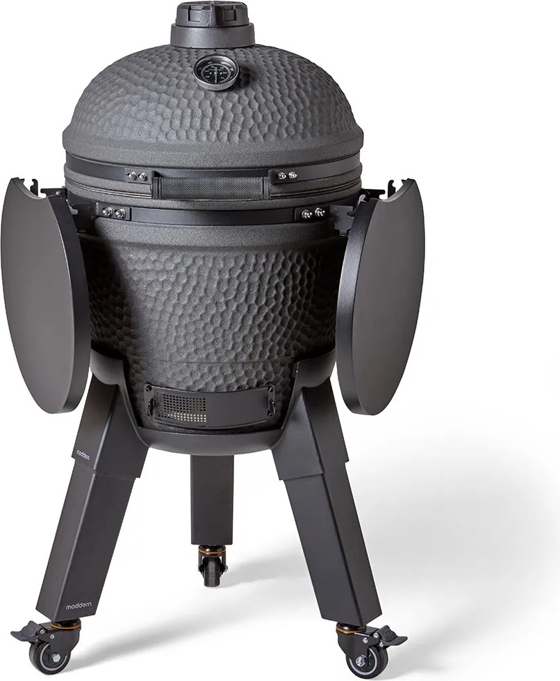 Moddern charcoal grey Complete kamado - houtskoolbarbecue