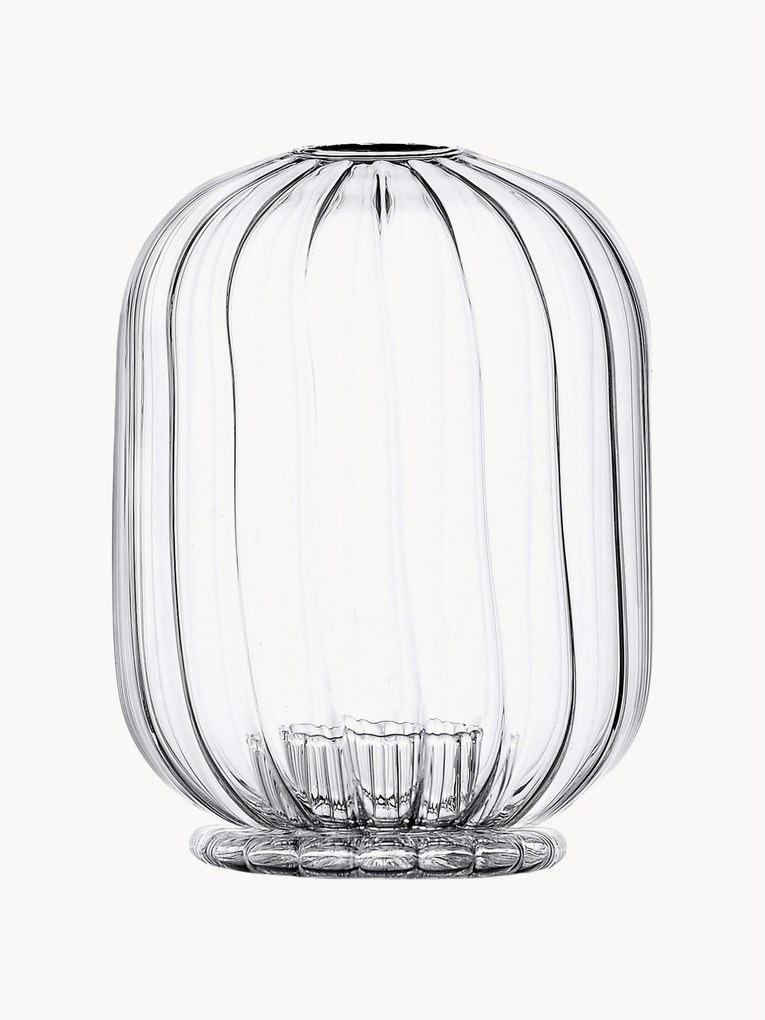 Handgemaakte kandelaar Cha No Yu van borosilicaatglas