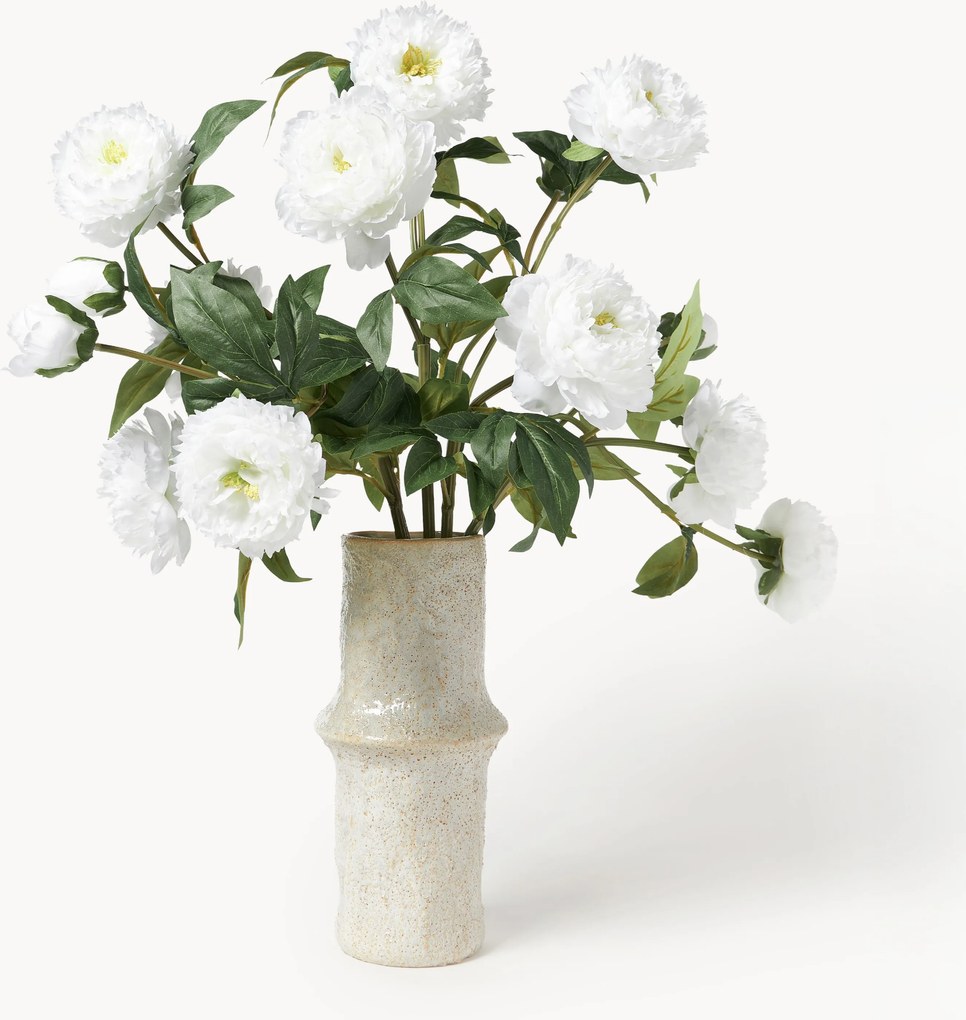 Kunstboeket Pioenroos