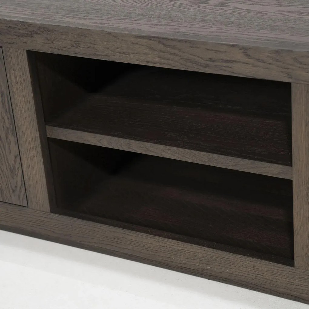 Bruin Tv-meubel Eiken 160 Cm - 160x42x45cm.