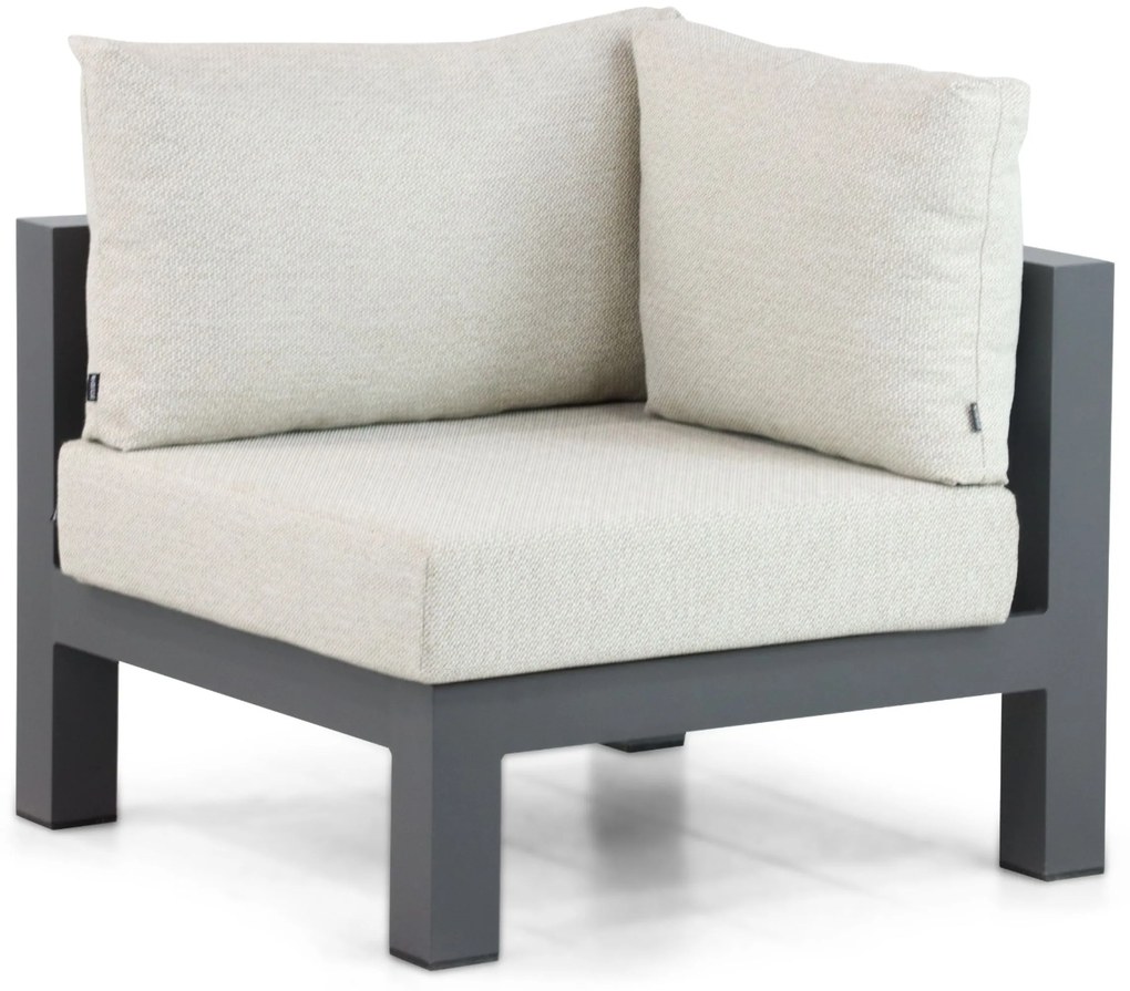 Hoek loungeset 5 personen Aluminium Grijs  Lifestyle Garden Furniture Luca