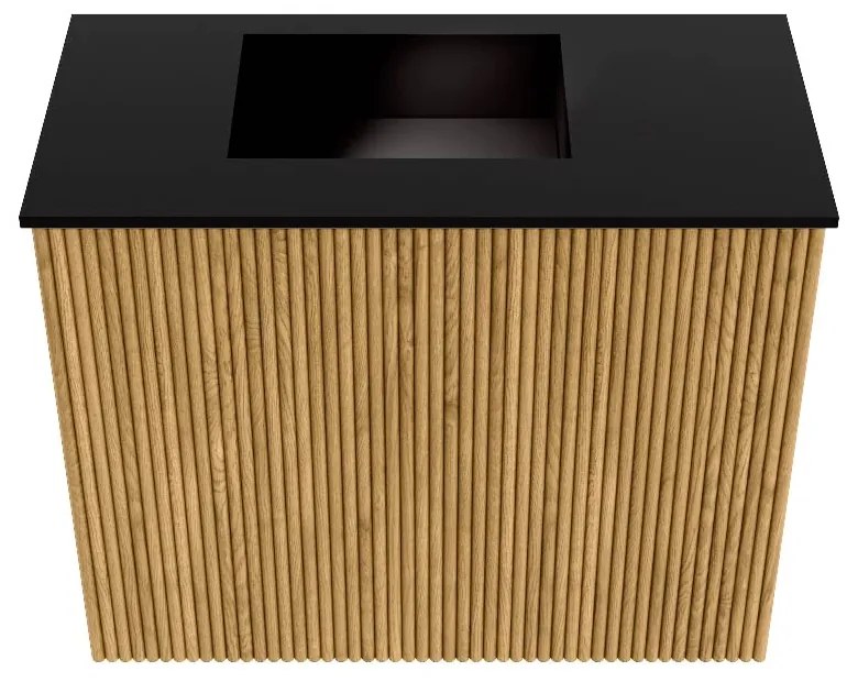 Mondiaz Joya 50cm toiletmeubel oak met wastafel faye links zonder kraangat urban