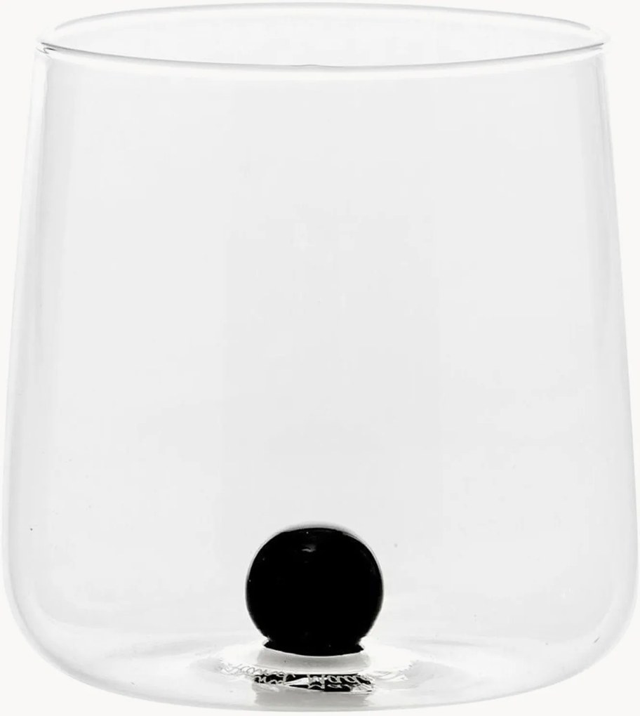 Handgemaakte borosilicaatglazen tumblers Bilia, 6-delig