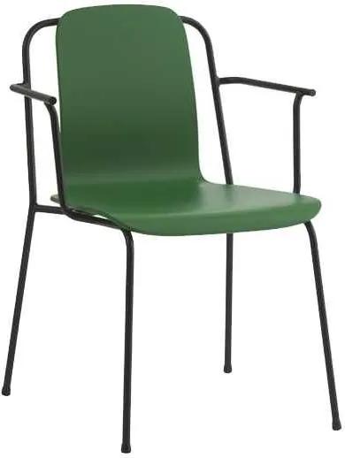 Normann Copenhagen Studio Chair stoel met armleuningen groen