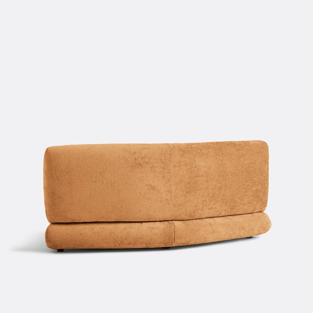 Omvormbare 2-zitsbank in dik fluweel, HOOVER