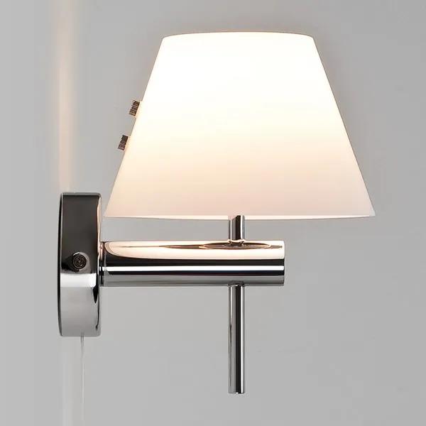 Astro Roma Switched wandlamp exclusief G9 chroom 19x15x60cm IP44 staal A++ 0434