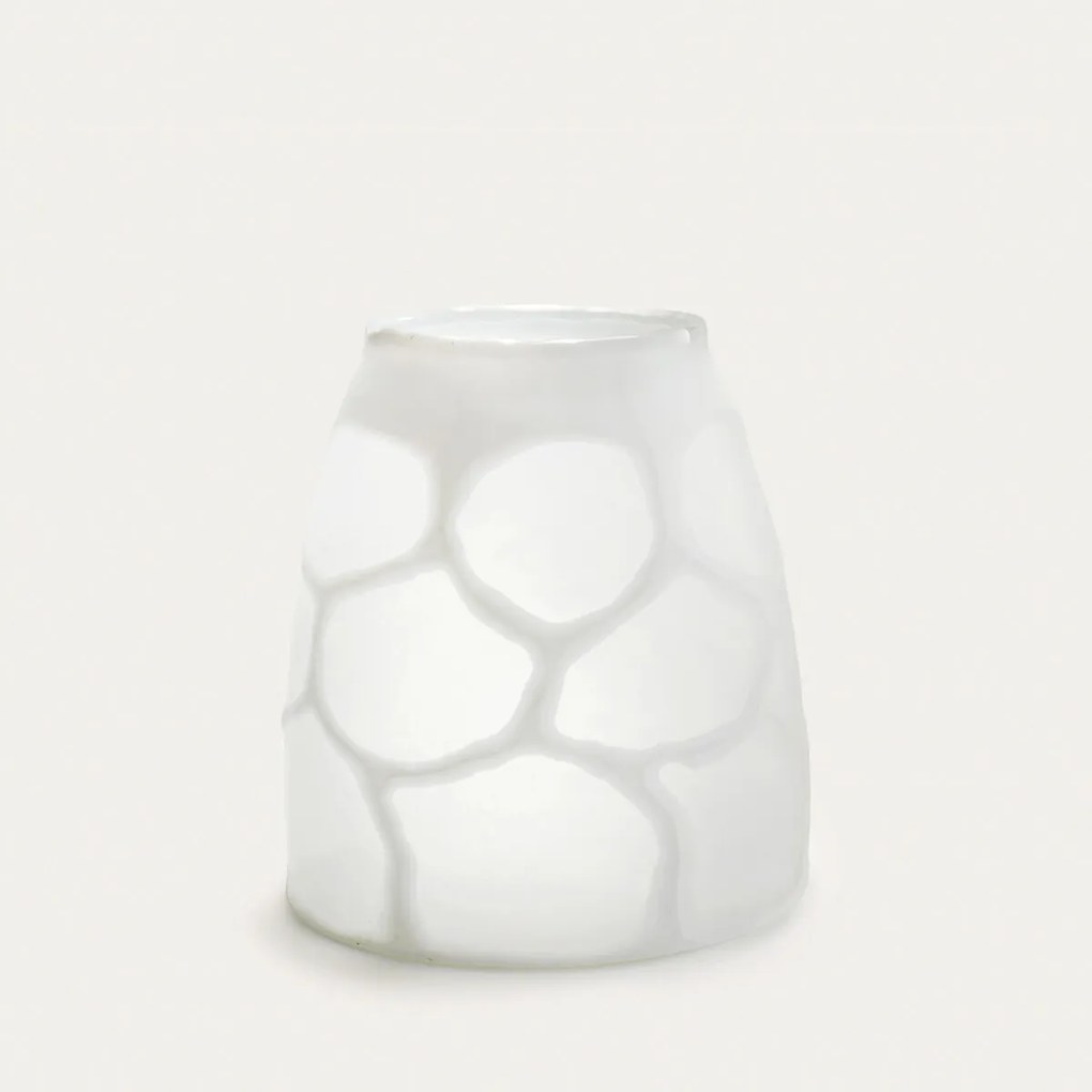 Vaas in mat glas, H28 cm, Arca