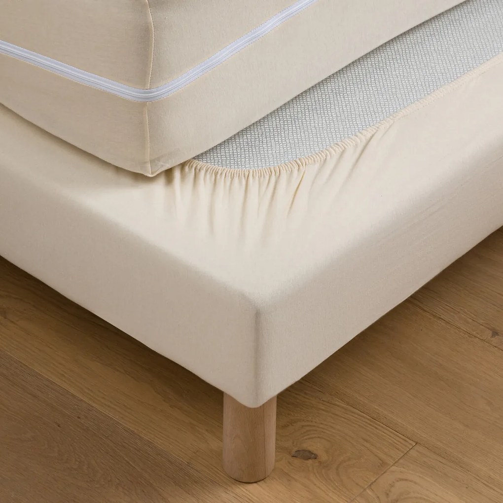 Boxspringhoes in 100% mijtwerend katoenjersey H30cm