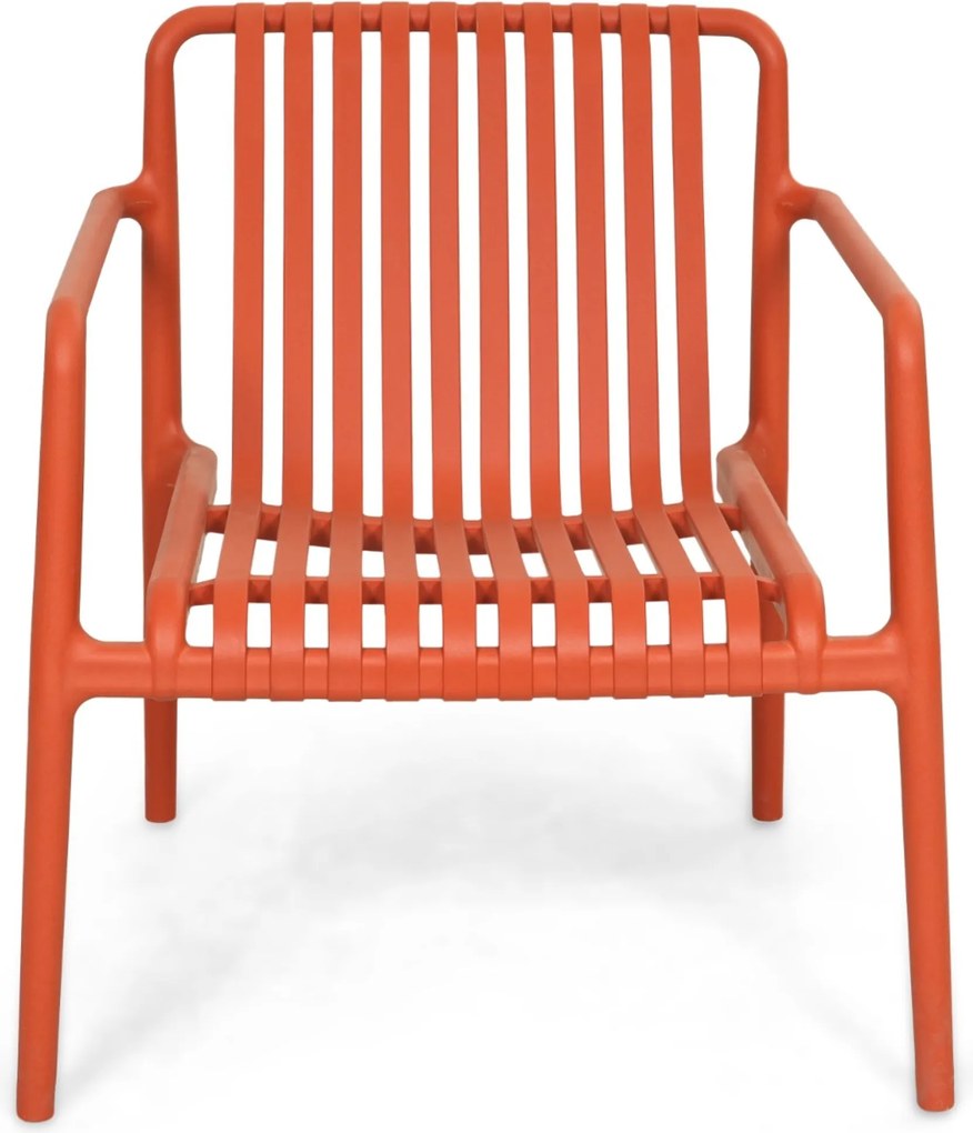 Tuinstoel stapelbaar Kunststof Oranje Domani Furniture Alba  terra