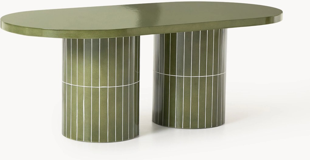 Ovale tuintafel Saya, 200 x 100 cm