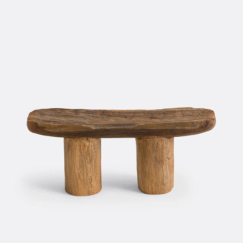 Kleine kruk in teak, Ustabo