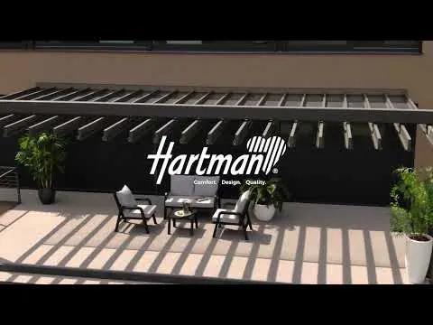 Hartman Ibiza loungeset met 2-zitsbank - 4-delig