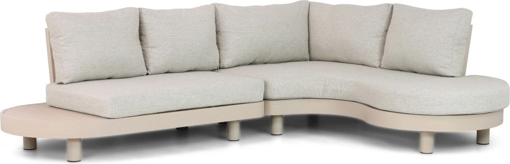 Loungeset tuin 5 personen Aluminium Taupe  Lifestyle Garden Furniture Organio