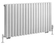 Eastbrook Tunstall dubbele radiator 105x60cm 1652W wit mat