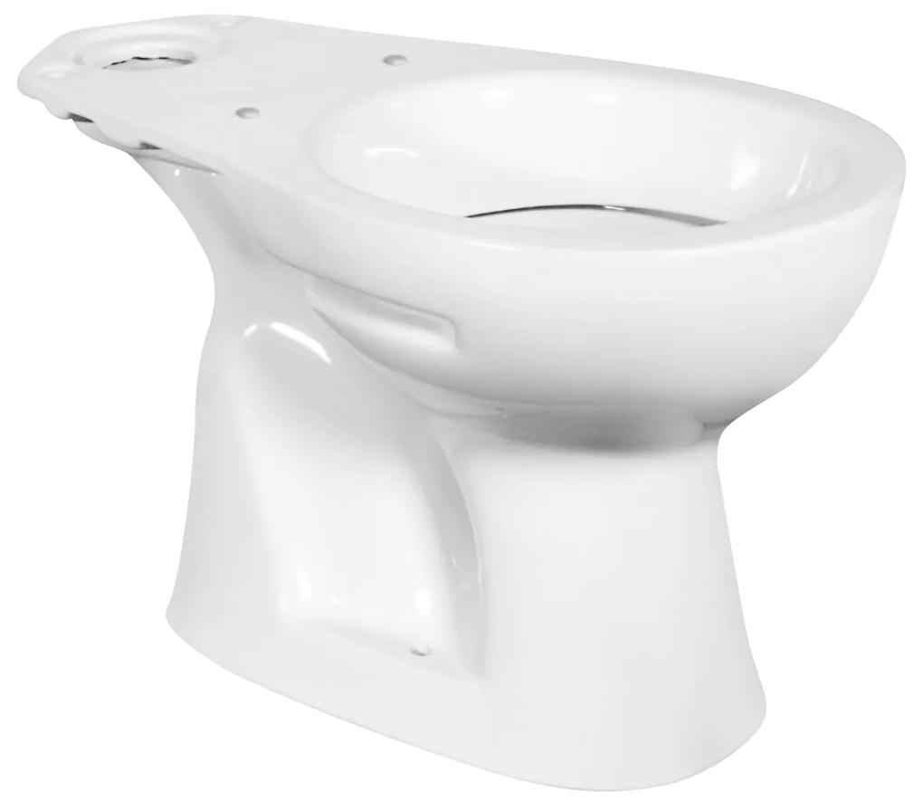 Toiletpot Staand Boss & Wessing Aqua Met Sproeier Onder Aansluiting Wit