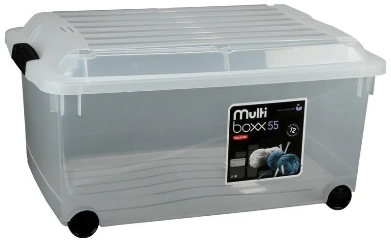 Curver jumbo multiboxx - 55 liter - transparant