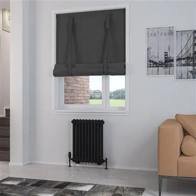 Eastbrook Rivassa 2 koloms radiator 45x60cm staal 630W zwart mat