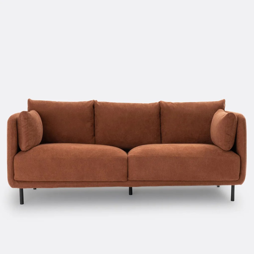 3- of 4-zits rechte bank in structuurstof, Victor