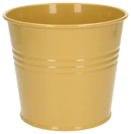 Bloempot, zink, zandkleur,Ø 17 cm
