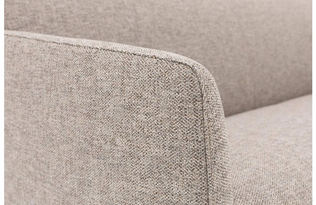Goossens Excellent Bank Montreal beige, stof, 2,5-zits, modern design