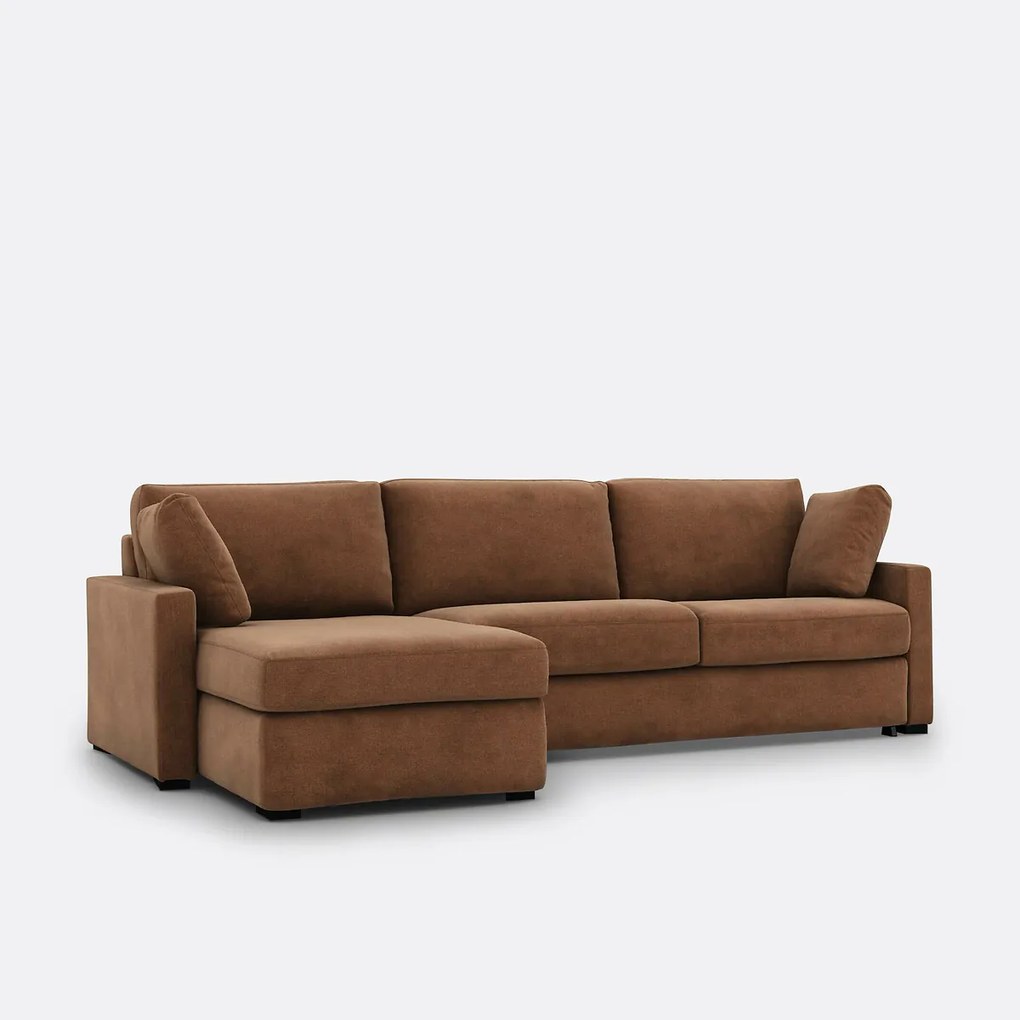 Hoekslaapbank van structuurstof Comfort BULTEX®, Timor